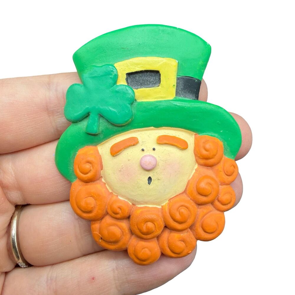 Irish leprechaun brooch St Patrick’s Day Jewelry